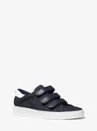 Michael Michael Kors Craig Denim And Leather Sneaker