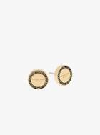 Michael Kors Gold-tone Logo Chain Stud Earrings