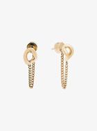 Michael Kors Gold-tone Chain Earrings