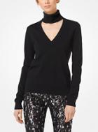 Michael Kors Collection Cashmere Cutout Pullover