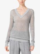 Michael Kors Collection Mesh-linen Sweater
