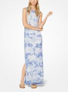 Michael Kors Collection Tie-dye Cashmere Dress