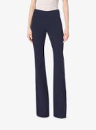 Michael Kors Collection Flared Stretch Wool-crepe Trousers
