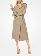 Michael Kors Collection Silk-georgette Trench Dress