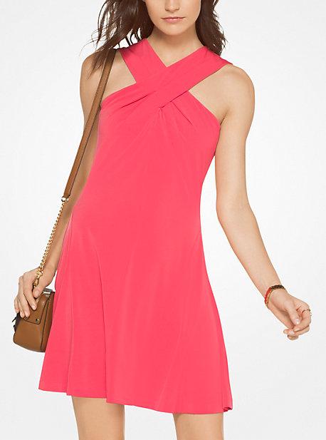 Michael Michael Kors Cross-neck Dress