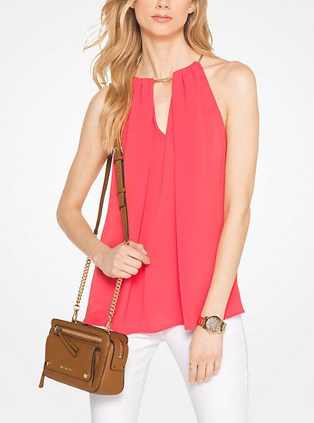 Michael Michael Kors Chain-neck Chiffon Top