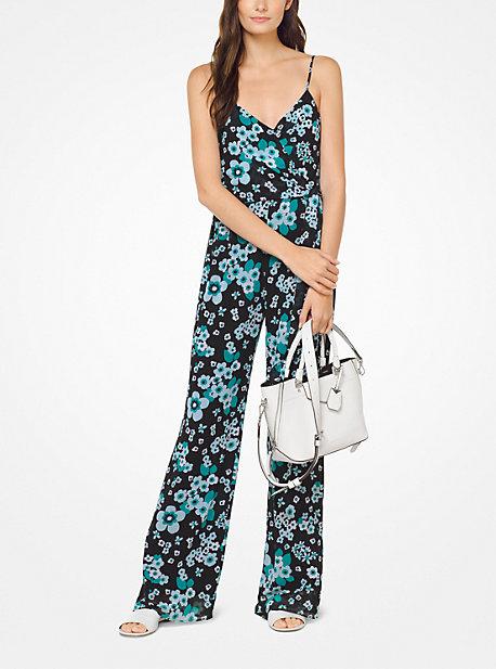 Michael Michael Kors Floral Georgette Jumpsuit