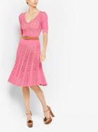 Michael Kors Hand-crochet Stretch-viscose Dress