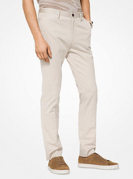 Michael Kors Mens Slim-fit Cotton-twill Chinos
