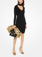 Michael Michael Kors Cotton-blend Cutout Dress