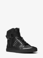 Michael Kors Mens Anthony Studded Leather Sneaker