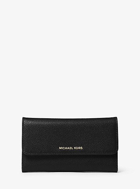 Michael Michael Kors Mercer Tri-fold Leather Wallet