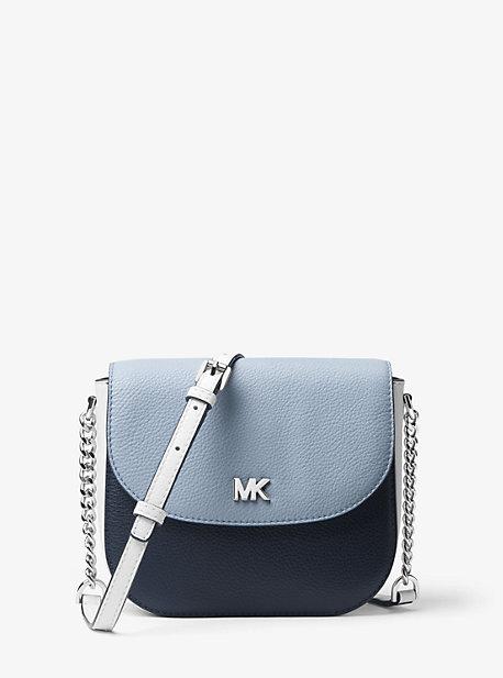 Michael Michael Kors Mott Color-block Leather Dome Crossbody