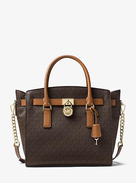 Michael Kors Hamilton Large Logo Satchel