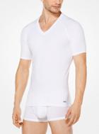Michael Kors Mens 2-pack Stretch-cotton V-neck T-shirt