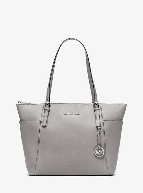 Michael Michael Kors Jet Set Large Top-zip Leather Tote