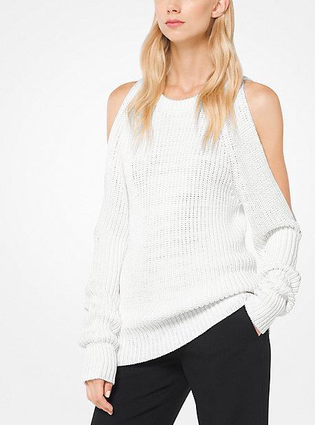 Michael Kors Collection Stretch-viscose Slashed Pullover
