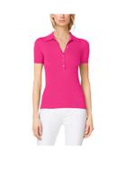Michael Kors Collection Featherweight Cashmere Polo Henley