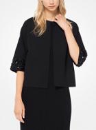 Michael Kors Collection Sequined Double-face Wool Tricotine Jacket