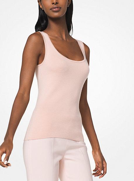 Michael Kors Collection Merino Wool-blend Tank