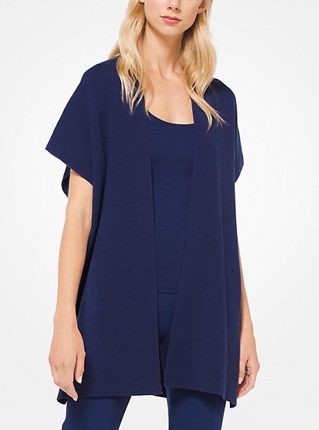 Michael Kors Collection Cashmere-blend Ribbed Cardigan