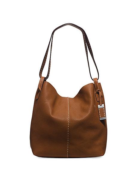 Michael Kors Rogers Large Pebbled-leather Hobo