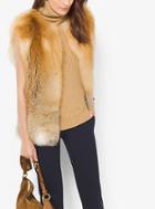 Michael Michael Kors Coyote And Fox Fur Vest