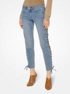 Michael Michael Kors Lace-up Skinny Jeans