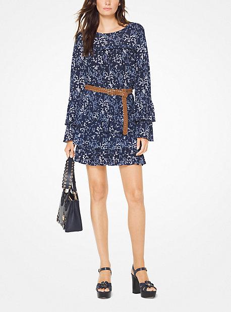 Michael Michael Kors Floral Ruffled Top