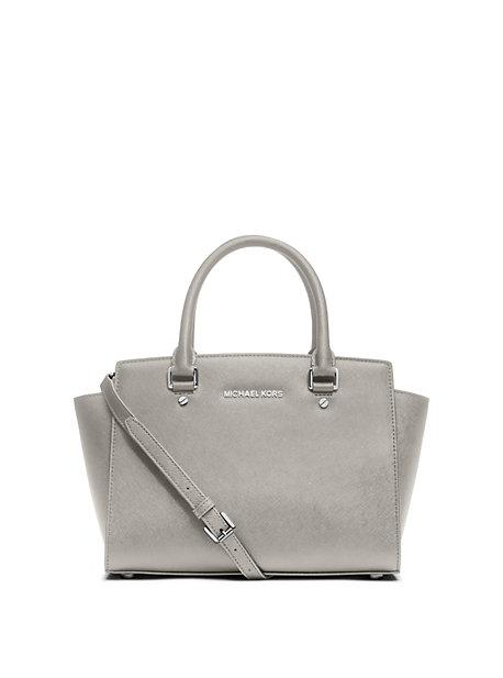 Michael Michael Kors Selma Medium Saffiano Leather Satchel
