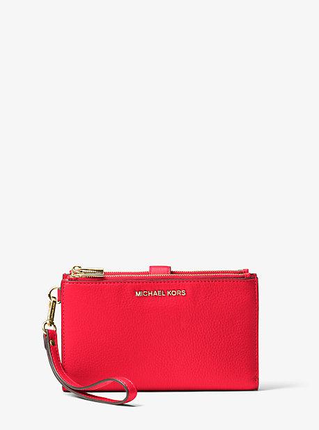Michael Michael Kors Adele Leather Smartphone Wristlet