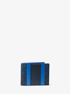 Michael Kors Mens Jet Set Logo Stripe Billfold Wallet