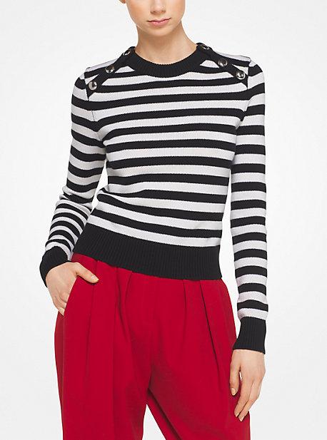 Michael Kors Collection Cotton/cash Raglan Crew
