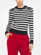 Michael Kors Collection Cotton/cash Raglan Crew