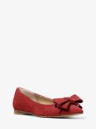 Michael Kors Collection Marla Suede Bow Flat