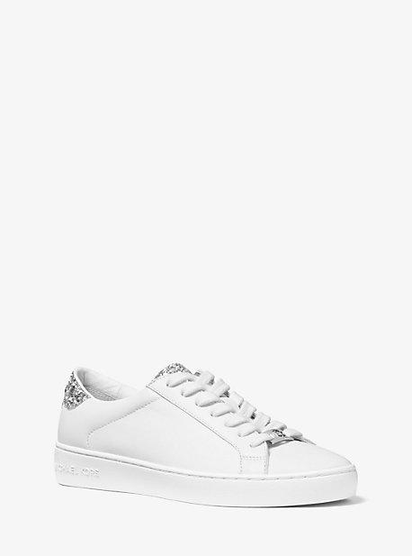 Michael Michael Kors Irving Embellished-leather Sneaker