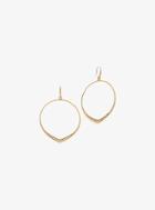 Michael Kors Pave Gold-tone Hoop Earrings