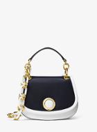 Michael Kors Collection Goldie Small French Calf Leather Shoulder Bag
