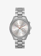Michael Kors Access Slim Runway Pave Silver-tone Watch