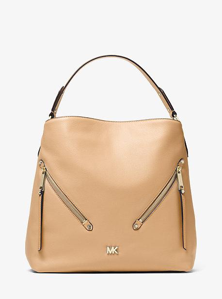 Michael Michael Kors Evie Large Pebbled Leather Shoulder Bag