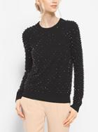 Michael Kors Collection Embroidered Cashmere Sweater