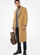 Michael Kors Mens Wool-melton Coat