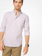 Michael Kors Mens Slim-fit Cotton-poplin Shirt