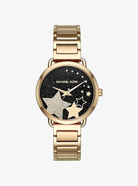 Michael Kors Portia Celestial Gold-tone Watch