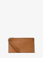 Michael Michael Kors Astor Studded Large Leather Wristlet