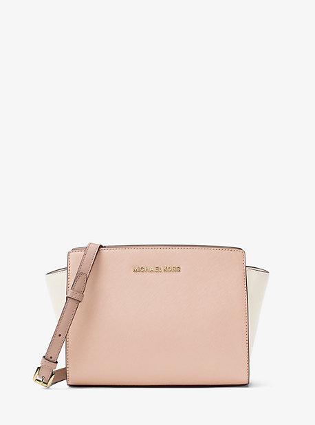 Michael Michael Kors Selma Medium Color-block Leather Crossbody