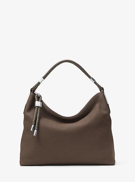 Michael Kors Collection Skorpios Pebbled-leather Shoulder Bag