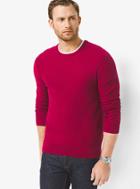 Michael Kors Mens Wool-blend Crewneck Sweater