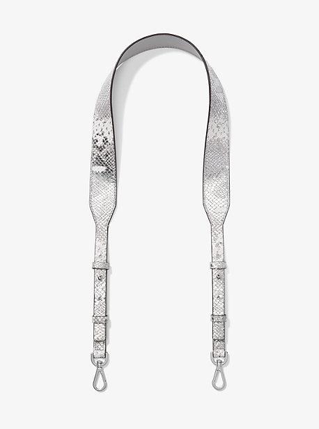 Michael Michael Kors Metallic Embossed Leather Handbag Strap