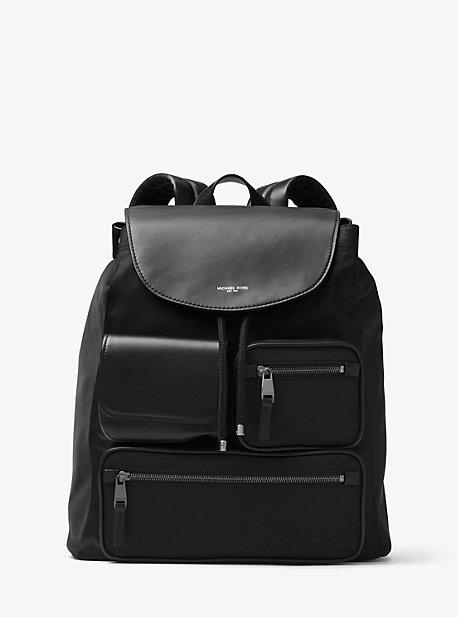 Michael Kors Mens Kent Nylon Cargo Backpack